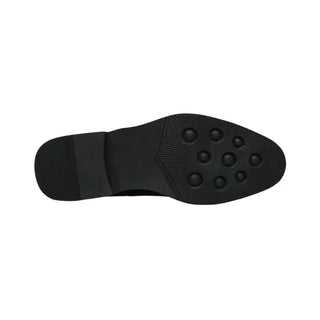 Mocassins à gland en cuir noir pour homme