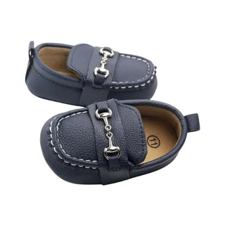 Mocassins bleu marine pour bébé garçon